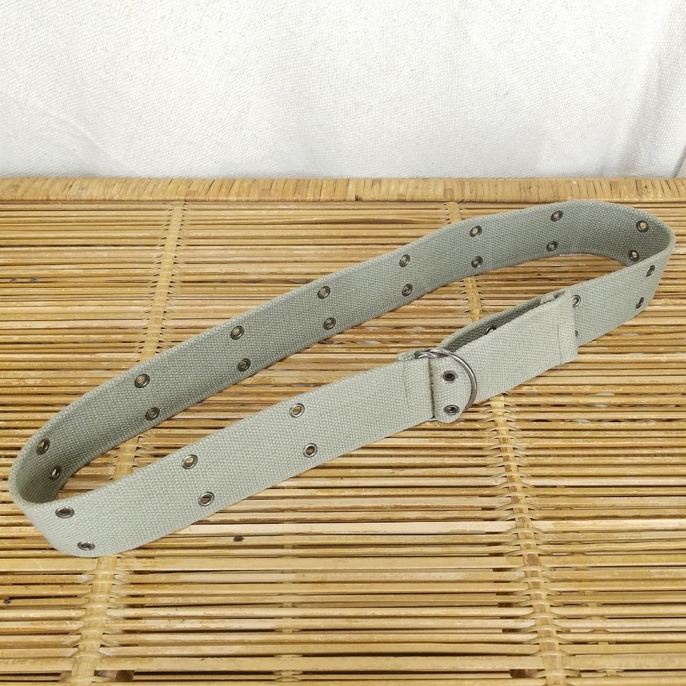 Unisex, canvas, khaki belt